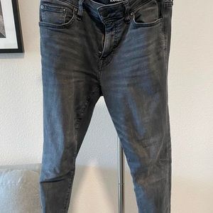 Express slim black jeans. 28x28